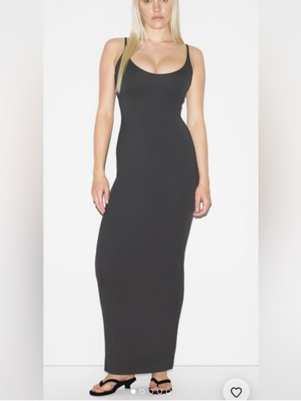 Smooth lounge skimpy scoop dress